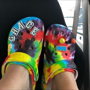 Tie Dye Crocs size women’s 11